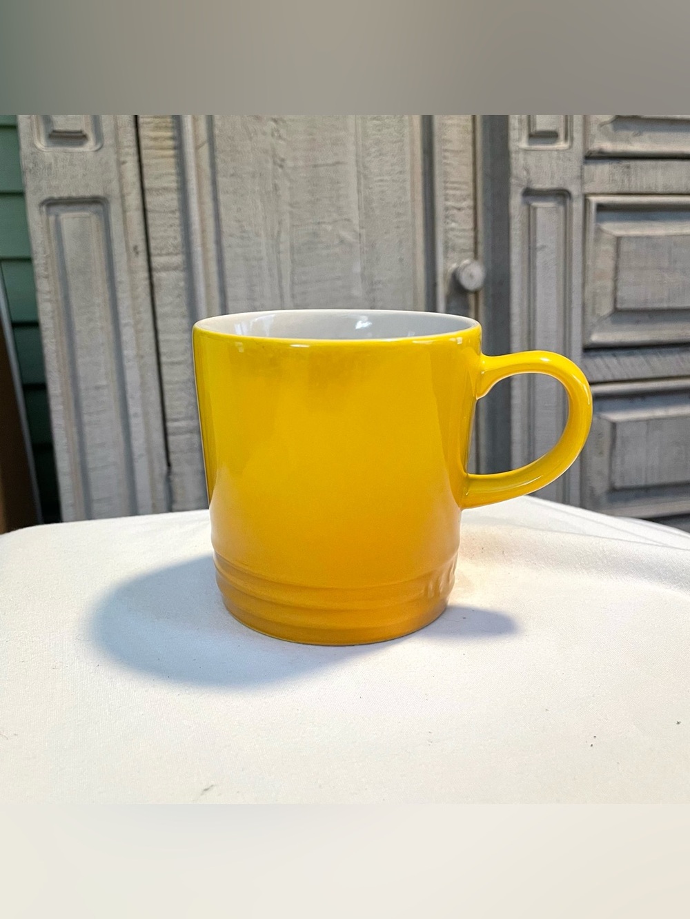 Le Creuset Stoneware Coffee Mug - Nectar Yellow-Gradient Ombré-Collectible-12 oz